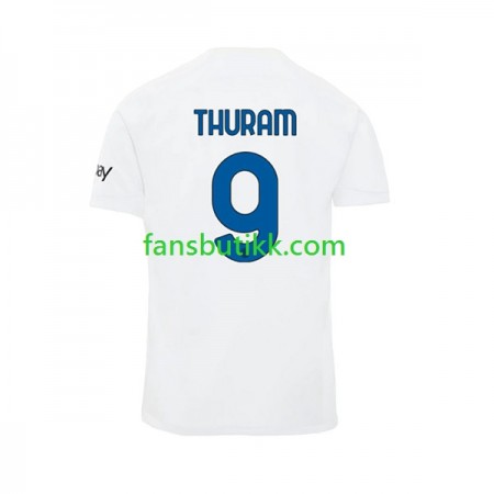 Fotballdrakt Inter Milan Marcus Thuram 9 Bortetrøye 2023-2024 Kortermet